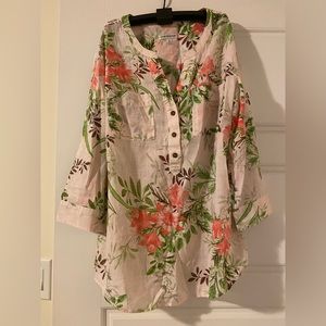 𝅺croft & barrow 100% cotton woman’s top